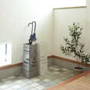 傘立て スリム おしゃれ 屋外 室内 外置き 内置き 北欧 傘たて デザイン お洒落 芸術的 スタイリッシュ 角型 白 ホワイト グレー 【納期B】【azm-lfs-180】