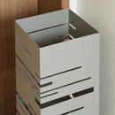 傘立て スリム おしゃれ 屋外 室内 外置き 内置き 北欧 傘たて デザイン お洒落 芸術的 スタイリッシュ 角型 白 ホワイト グレー 【納期B】【azm-lfs-180】