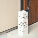 傘立て スリム おしゃれ 屋外 室内 外置き 内置き 北欧 傘たて デザイン お洒落 芸術的 スタイリッシュ 角型 白 ホワイト グレー 【納期B】【azm-lfs-180】