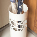 傘立て 白 黒 ホワイト ブラック スリム おしゃれ 屋外 室内 外置き 内置き 北欧 傘たて デザイン お洒落 芸術的 スタイリッシュ 円柱形 丸型 【納期B】【azm-lfs-181】