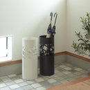 傘立て 白 黒 ホワイト ブラック スリム おしゃれ 屋外 室内 外置き 内置き 北欧 傘たて デザイン お洒落 芸術的 スタイリッシュ 円柱形 丸型 【納期B】【azm-lfs-181】