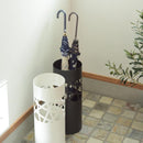 傘立て 白 黒 ホワイト ブラック スリム おしゃれ 屋外 室内 外置き 内置き 北欧 傘たて デザイン お洒落 芸術的 スタイリッシュ 円柱形 丸型 【納期B】【azm-lfs-181】