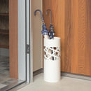 傘立て 白 黒 ホワイト ブラック スリム おしゃれ 屋外 室内 外置き 内置き 北欧 傘たて デザイン お洒落 芸術的 スタイリッシュ 円柱形 丸型 【納期B】【azm-lfs-181】