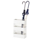 傘立て おしゃれ 屋外 室内 外置き 内置き 北欧 傘たて デザイン お洒落 メッシュ スチール スタイリッシュ 角型 白 ホワイト ブラウン 茶色 【納期B】【azm-lfs-182】