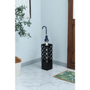 傘立て おしゃれ スリム スチール 外置き 屋外 屋内 玄関 北欧 安定感 水受け トレー ブルー 青 黒 ブラック モダン スタイリッシュ デザイン アート チェック柄 【納期B】【azm-lfs-183】