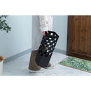 傘立て おしゃれ スリム スチール 外置き 屋外 屋内 玄関 北欧 安定感 水受け トレー ブルー 青 黒 ブラック モダン スタイリッシュ デザイン アート チェック柄 【納期B】【azm-lfs-183】