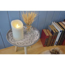 トレーテーブル サイドテーブル トレー トレイ 天板 お盆 取り外し 円形テーブル 丸テーブル おしゃれ かわいい ソファサイド ベッドサイド ガーリー 北欧 【納期B】【azm-lfs-190】