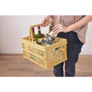 収納ボックス 折りたたみ 取っ手付き 持ち手つき かご カゴ 折り畳み 小物収納 ボックス ケース おしゃれ カジュアル 収納ケース インテリア 【納期B】【azm-lfs-31】