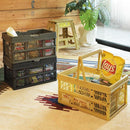 収納ボックス 折りたたみ 取っ手付き 持ち手つき かご カゴ 折り畳み 小物収納 ボックス ケース おしゃれ カジュアル 収納ケース インテリア 【納期B】【azm-lfs-31】