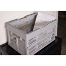 収納ボックス カゴ かご バスケット 小物入れ 折りたたみ 折り畳み おしゃれ アメリカン 取っ手付き 省スペース コンパクト 収納 アウトドア 車庫 ガレージ 玄関 【納期B】【azm-lfs-32】