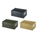 収納ボックス コンテナ 小物入れ 折りたたみ 折り畳み おしゃれ アメリカン 雑貨 収納コンテナ 省スペース コンパクト 収納 アウトドア 車庫 ガレージ 玄関 【納期B】【azm-lfs-33】