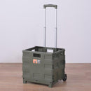 キャリー ワゴン キャスター 折りたたみ 折り畳み アウトドア キャンプ かご バスケット キャリーケース おしゃれ 【納期B】【azm-lfs-35】