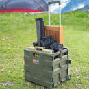 キャリー ワゴン キャスター 折りたたみ 折り畳み アウトドア キャンプ かご バスケット キャリーケース おしゃれ 【納期B】【azm-lfs-35】