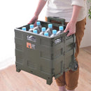 キャリー ワゴン キャスター 折りたたみ 折り畳み アウトドア キャンプ かご バスケット キャリーケース おしゃれ 【納期B】【azm-lfs-35】