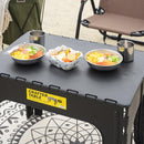 アウトドアテーブル 折りたたみ 折り畳み テーブル 簡易 持ち運び 携帯 車 収納 バーベキュー キャンプ 台 おしゃれ かっこいい 大きいサイズ コンパクト 薄型 【納期B】【azm-lfs-415】