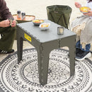 アウトドアテーブル 折りたたみ 折り畳み テーブル 簡易 持ち運び 携帯 車 収納 バーベキュー キャンプ 台 おしゃれ かっこいい 大きいサイズ コンパクト 薄型 【納期B】【azm-lfs-415】