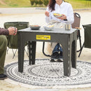 アウトドアテーブル 折りたたみ 折り畳み テーブル 簡易 持ち運び 携帯 車 収納 バーベキュー キャンプ 台 おしゃれ かっこいい 大きいサイズ コンパクト 薄型 【納期B】【azm-lfs-415】