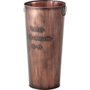 傘立て 傘たて おしゃれ アンティーク調 レトロ ビンテージ風 スチール缶 ブリキ風 バケツ 収納 玄関 屋外 エクステリア ヨーロピアン 北欧 インテリア 【納期B】【azm-lfs-427】