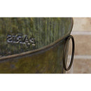 傘立て 傘たて おしゃれ アンティーク調 レトロ ビンテージ風 スチール缶 ブリキ風 バケツ 収納 玄関 屋外 エクステリア ヨーロピアン 北欧 インテリア 【納期B】【azm-lfs-427】