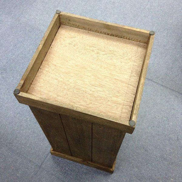 傘立て おしゃれ 木製 傘たて 天然木 玄関 エクステリア 北欧 カフェ カジュアル レトロ ナチュラル カントリー 英字 英語 アンブレラスタンド 収納ラック 【納期B】【azm-lfs-474br】