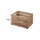 収納ボックス 木製 木の箱 おしゃれ 収納箱 ウッドボックス 天然木 BOX 網 底 レトロ インテリア おもちゃ箱 ガレージ 倉庫 車庫 エクステリア 庭 玄関 【納期B】【azm-lfs-476】