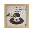 レコードフレーム 飾り インテリア パネル 装飾 壁面 枠 額縁 木製 ガラス 【納期B】【azm-lfs-590】