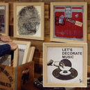 レコードフレーム 飾り インテリア パネル 装飾 壁面 枠 額縁 木製 ガラス 【納期B】【azm-lfs-590】