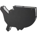 ウォールラック 壁掛け インテリア 壁 ラック 棚 収納 飾り棚 小物置き 収納 アメリカ デザイン USA ルート66 かっこいい スチール 天然木 ナチュラル 【納期B】【azm-lfs-591】