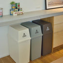 ゴミ箱 45リットル ごみ箱 45L ふた付き フタ 蓋つき おしゃれ シンプル インテリア プッシュ式 【納期B】【azm-lfs-761】