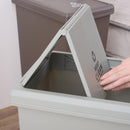 ゴミ箱 45リットル ごみ箱 45L ふた付き フタ 蓋つき おしゃれ シンプル インテリア スライド式 【納期B】【azm-lfs-763】