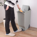 ゴミ箱 45リットル キャスター付き ごみ箱 45L ふた付き フタ 蓋つき おしゃれ シンプル インテリア スライド式 ペダル式 【納期B】【azm-lfs-764】