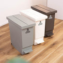 ゴミ箱 スリム おしゃれ キッチン リビング 約30L 容量 ごみ箱 ふた付き 蓋 フタ 観音開き 両開き 省スペース コンパクト 軽量 軽い シンプル ペダル式 【納期B】【azm-lfs-769】