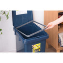 ごみ箱 45L ゴミ箱 45リットル ふた付き 蓋 フタ シンプル 大型 ベージュ グリーン 緑色 グレー ネイビー 紺色 カジュアル おしゃれ インテリア 【納期B】【azm-lfs-845】