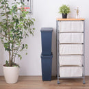 ゴミ箱 20リットル ごみ箱 20L ふた付き フタ 蓋つき おしゃれ シンプル インテリア グリーン 緑 グレー ネイビー 紺色 青 【納期B】【azm-lfs-846】