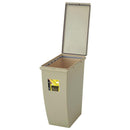 ゴミ箱 20リットル ごみ箱 20L ふた付き フタ 蓋つき おしゃれ シンプル インテリア グリーン 緑 グレー ネイビー 紺色 青 【納期B】【azm-lfs-846】