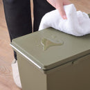 ゴミ箱 20リットル ごみ箱 20L ふた付き フタ 蓋つき おしゃれ シンプル インテリア グリーン 緑 グレー ネイビー 紺色 青 【納期B】【azm-lfs-846】