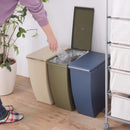 ゴミ箱 20リットル ごみ箱 20L ふた付き フタ 蓋つき おしゃれ シンプル インテリア グリーン 緑 グレー ネイビー 紺色 青 【納期B】【azm-lfs-846】
