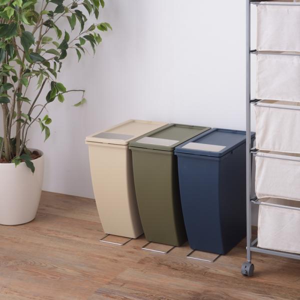 ゴミ箱 20リットル ごみ箱 20L ふた付き フタ 蓋つき おしゃれ シンプル インテリア ペダル式 プッシュ式 【納期B】【azm-lfs-847】