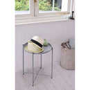 トレーテーブル サイドテーブル ミニテーブル トレー 天板 取り外し お盆 シャープ モノトーン ホワイト ブラック 白 黒 ナイトテーブル 丸テーブル ラウンド 【納期B】【azm-lfs-880】