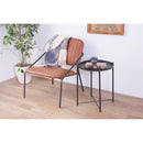 トレーテーブル サイドテーブル ミニテーブル トレー 天板 取り外し お盆 シャープ モノトーン ホワイト ブラック 白 黒 ナイトテーブル 丸テーブル ラウンド 【納期B】【azm-lfs-880】