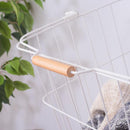 ランドリーバスケット 洗濯かご 洗濯物カゴ 洗濯物入れ 脱衣所 ランドリー キャスター 収納バスケット シンプル おしゃれ ブラック 黒 ホワイト 白 【納期B】【azm-lfs-881】