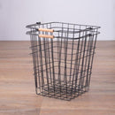 ランドリーバスケット 洗濯かご 洗濯物カゴ 洗濯物入れ 脱衣所 ランドリー キャスター 収納バスケット シンプル おしゃれ ブラック 黒 ホワイト 白 【納期B】【azm-lfs-881】