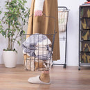 ランドリーバスケット 洗濯かご 洗濯物カゴ 洗濯物入れ 脱衣所 ランドリー キャスター 収納バスケット シンプル おしゃれ ブラック 黒 ホワイト 白 【納期B】【azm-lfs-881】