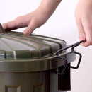 ゴミ箱 屋外 大容量 60L 丈夫 頑丈 ごみ箱 おしゃれ 大型 大きいサイズ 密閉 60リットル 日本製 ふた付き フタつき 蓋 耐久性 耐候性 雨 風 重厚感 【納期B】【azm-lfs-937】