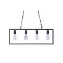 ライト シーリング 4灯 天井照明 吊り下げ インテリア 北欧 アメリカン 電球付き LED対応 シーリングライト カフェ風 天井照明 キッチン ダイニング 【納期B】【azm-lht-741】