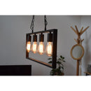 ライト シーリング 4灯 天井照明 吊り下げ インテリア 北欧 アメリカン 電球付き LED対応 シーリングライト カフェ風 天井照明 キッチン ダイニング 【納期B】【azm-lht-741】