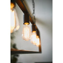 ライト シーリング 4灯 天井照明 吊り下げ インテリア 北欧 アメリカン 電球付き LED対応 シーリングライト カフェ風 天井照明 キッチン ダイニング 【納期B】【azm-lht-741】