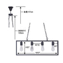 ライト シーリング 4灯 天井照明 吊り下げ インテリア 北欧 アメリカン 電球付き LED対応 シーリングライト カフェ風 天井照明 キッチン ダイニング 【納期B】【azm-lht-741】