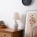 テーブルライト 北欧 おしゃれ 白 ホワイト フロアライト 照明 フロアーライト 陶器 中間スイッチ テーブルランプ ベッドサイド 置き型 ナチュラル カントリー 【納期B】【azm-lht-750】