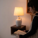 テーブルライト 北欧 おしゃれ 白 ホワイト フロアライト 照明 フロアーライト 陶器 中間スイッチ テーブルランプ ベッドサイド 置き型 ナチュラル カントリー 【納期B】【azm-lht-750】